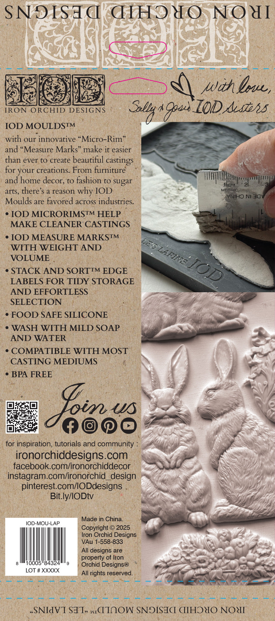 Les Lapins 6x10 IOD Mould™