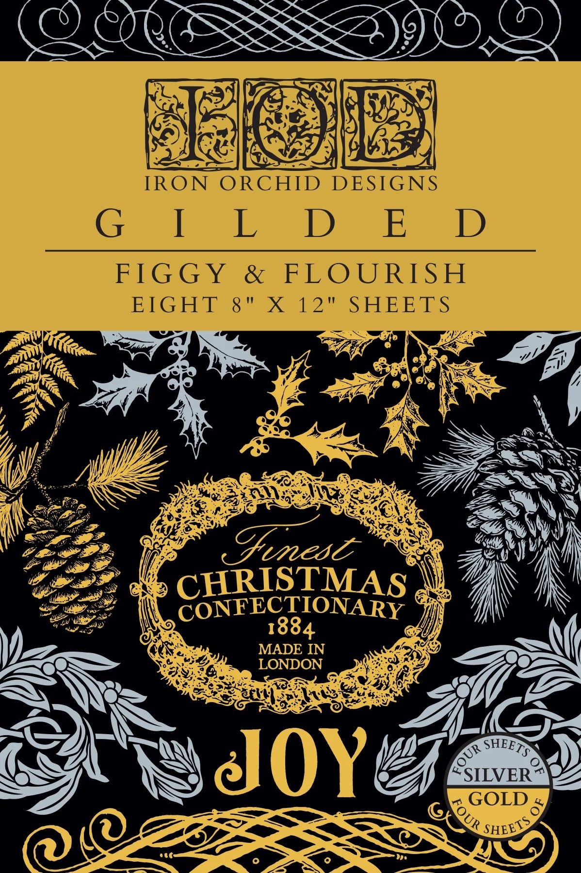 Figgy Flourish IOD Foil Transfer 8x12 Pad™ (Copy)