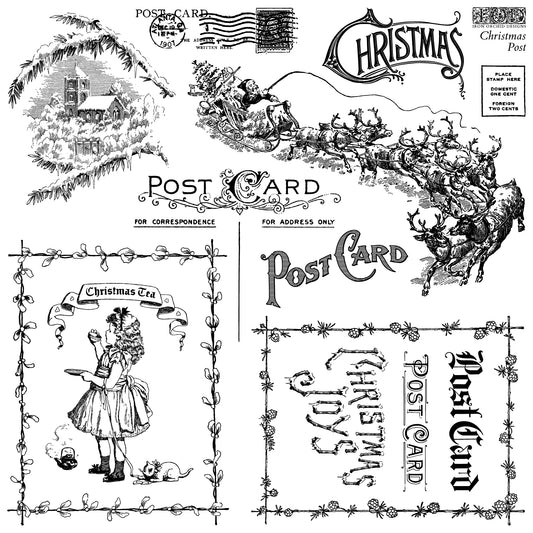Christmas Post 12x12 IOD Stamp™ (Copy)