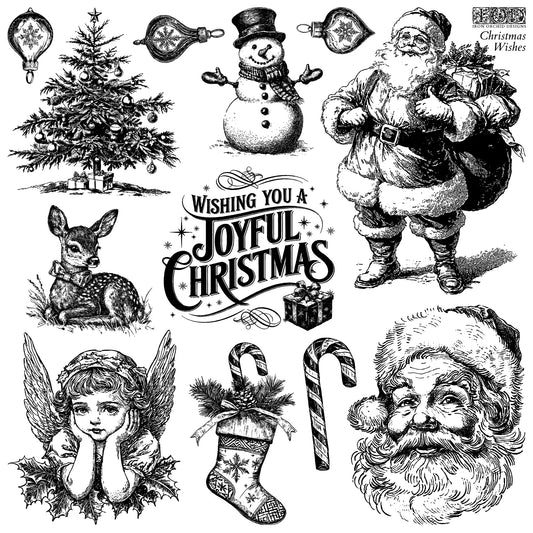 Christmas Wishes 12x12 IOD Stamp™ (Copy)