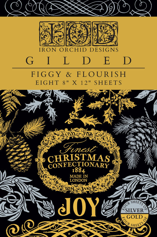 Figgy Flourish IOD Foil Transfer 8x12 Pad™ (Copy)