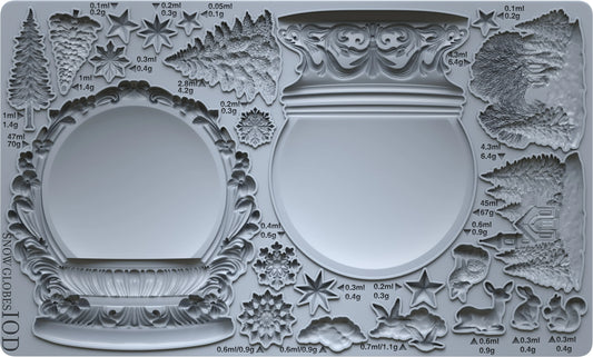 Snow Globes 6x10 IOD Mould™ (Copy)